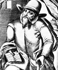 Menno Simons engraving representing personal spiritual experience as a factor in religious conversion