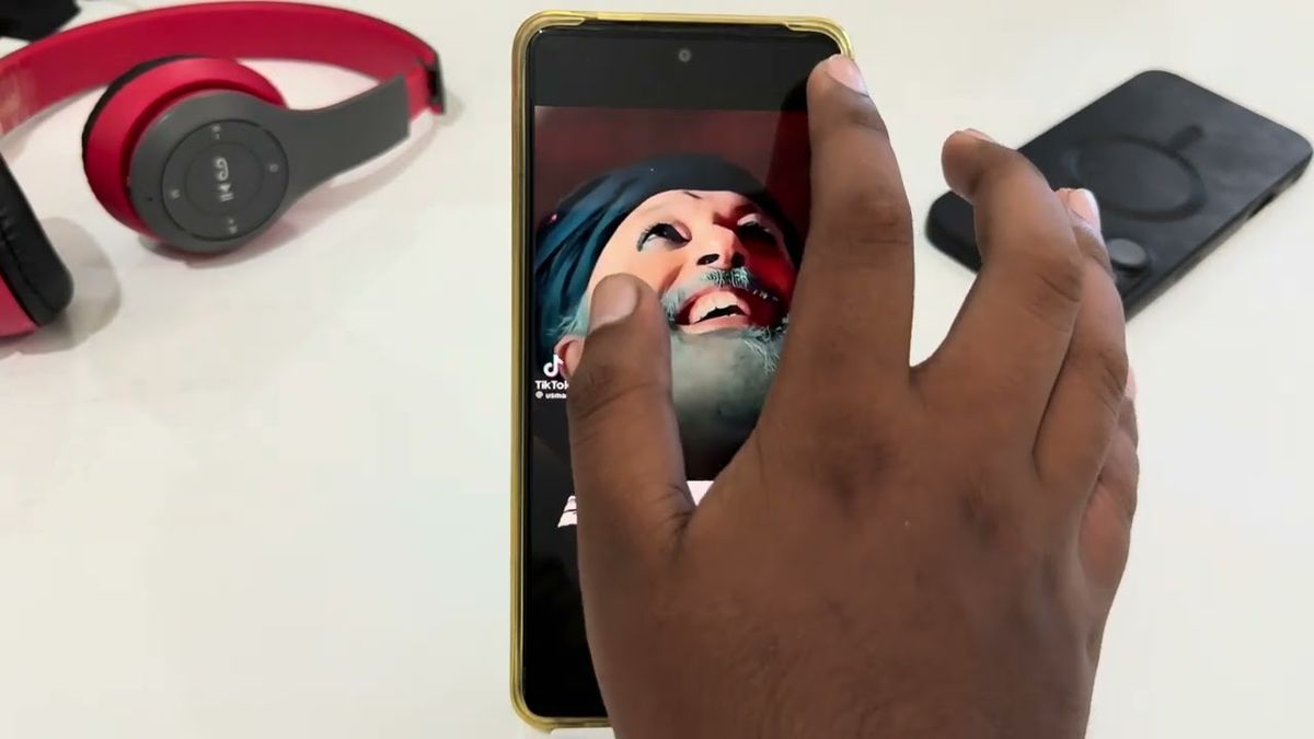 Vivo phone showing TikTok permission settings